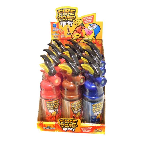 Funny Candy<br> Fire Pomp Spray<br> 12 Stück im Karton<br>