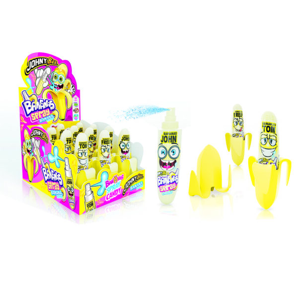 Johny Bee<br> Bananas Spray<br> 12 Stück im Karton<br>